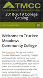 Mobile Screenshot of catalog.tmcc.edu