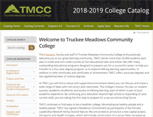 Tablet Screenshot of catalog.tmcc.edu
